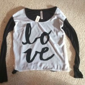 Long-Sleeve Aeropostale Love Tee🙌